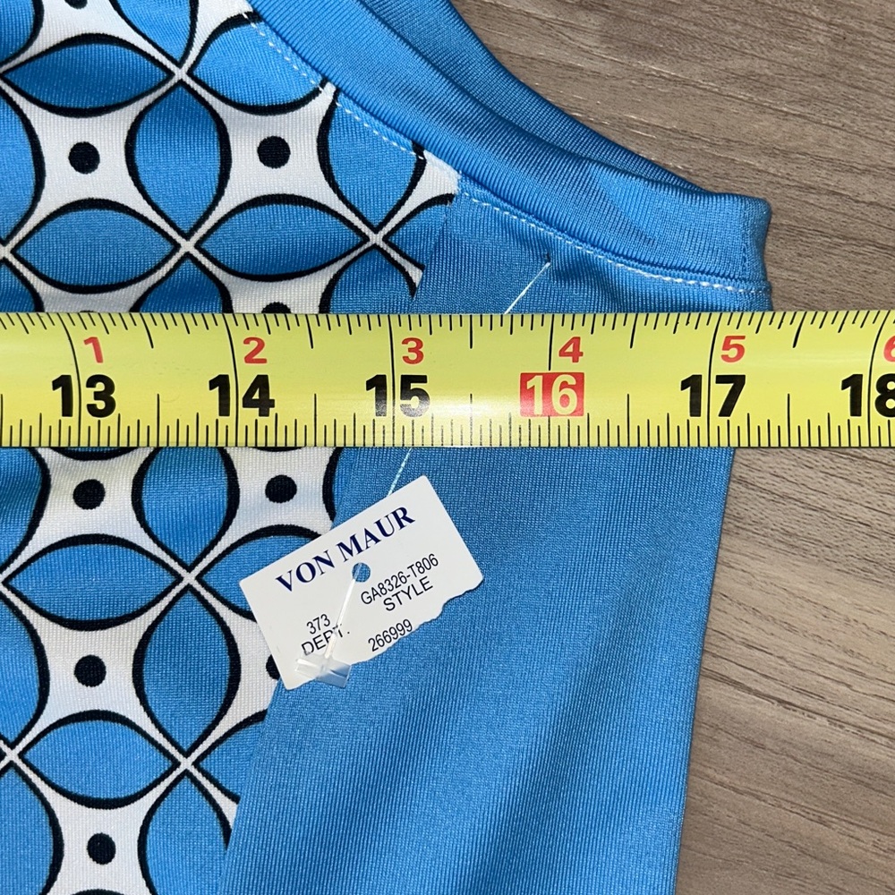 Tail Performance Golf Dress S Blue/White NWT Pocket Sleeveless Athletic Casual - Picture 13 of 14